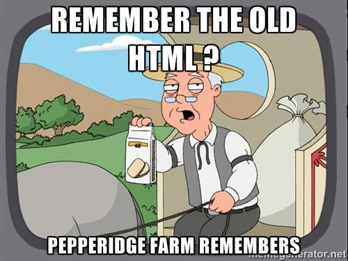 Remember old HTML?